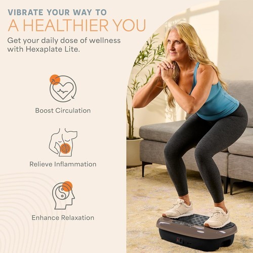 LifePro Vibration Plate Exercise Machine for Muscle Toning and Overall Fitness
