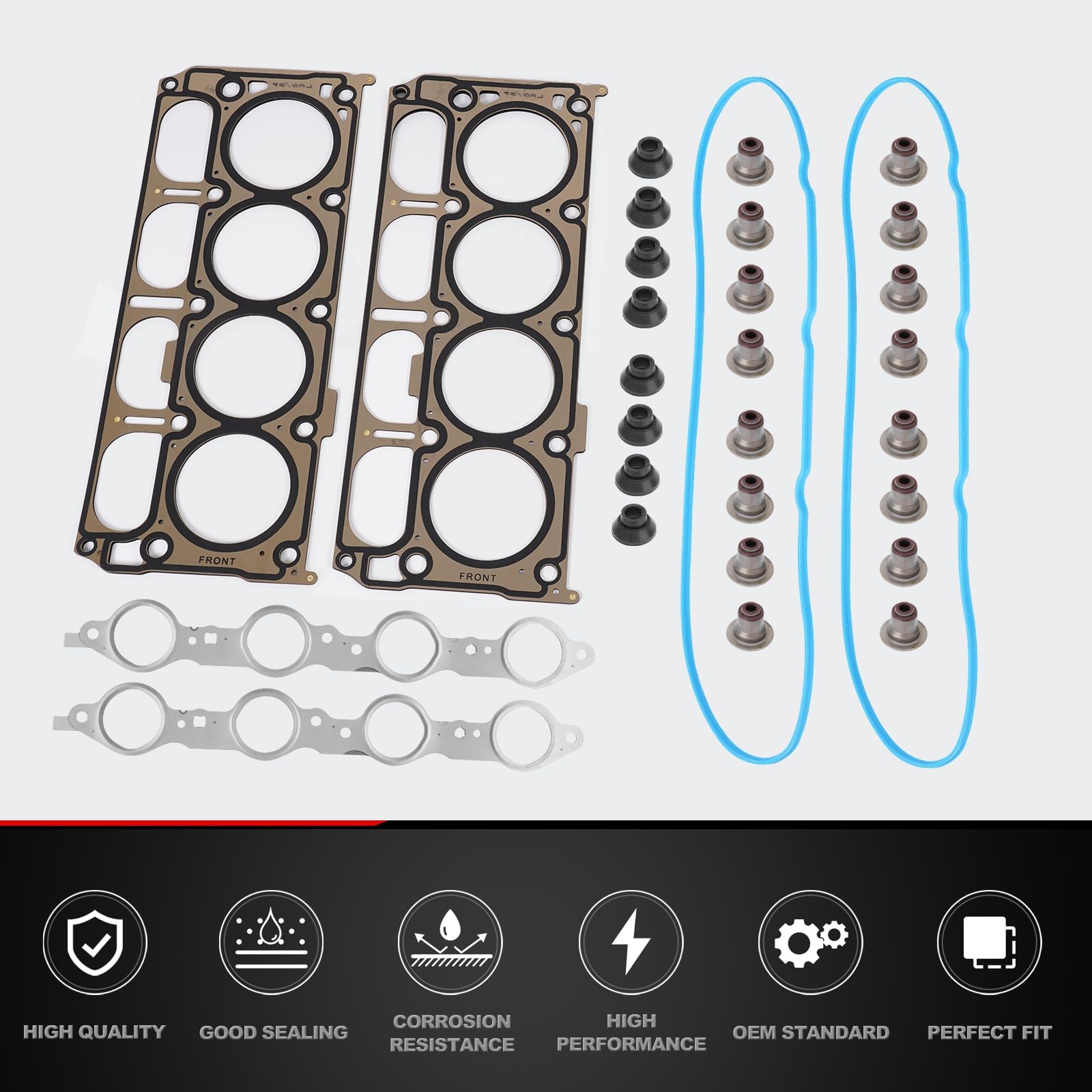 Head Full Gasket Set for 2002-11 Chevy Silverado 1500 Tahoe GMC Sierra 5.3L 4.8L
