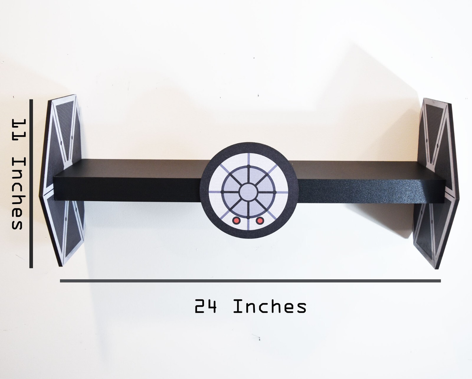 Tie Fighter Inspired Display Shelf, Star Wars Fan Gift, Figures Collectables Fun