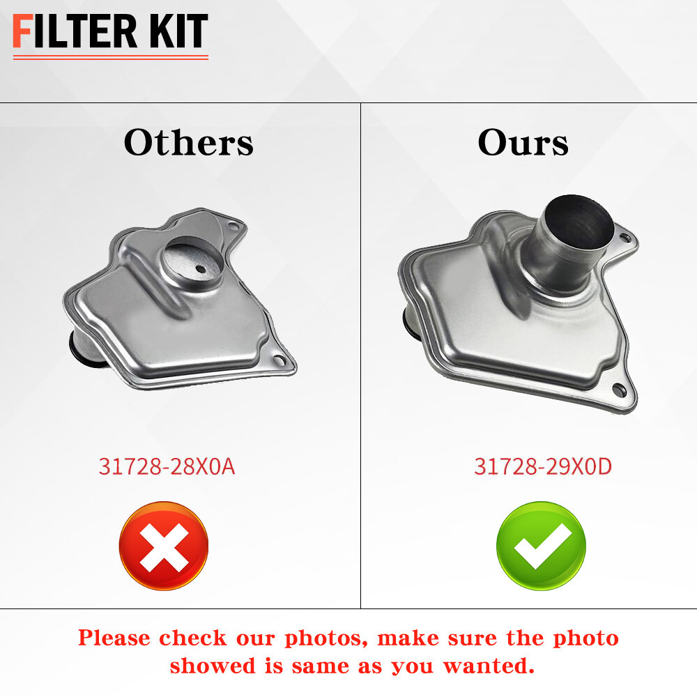 Transmission Oil Filter + Gasket For 2016-2020 Nissan OE#31728-29X0D 31726-28X0A