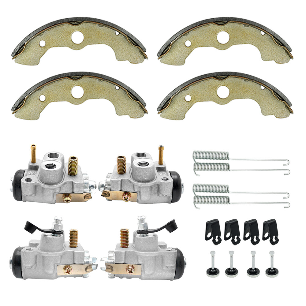 Front Brake Wheel Cylinders & Shoes Kit for Honda Rancher 350 TRX350 2000-2003