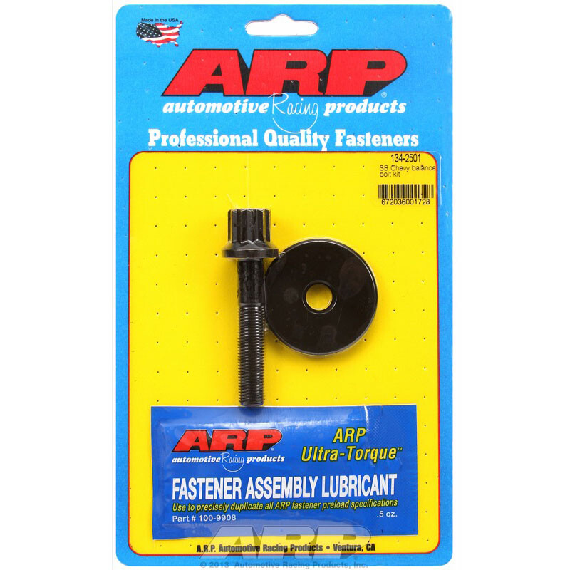 ARP Harmonic Balancer Bolt 134-2501; 12pt, 7/16-20 x 2.47 in. Black for SBC