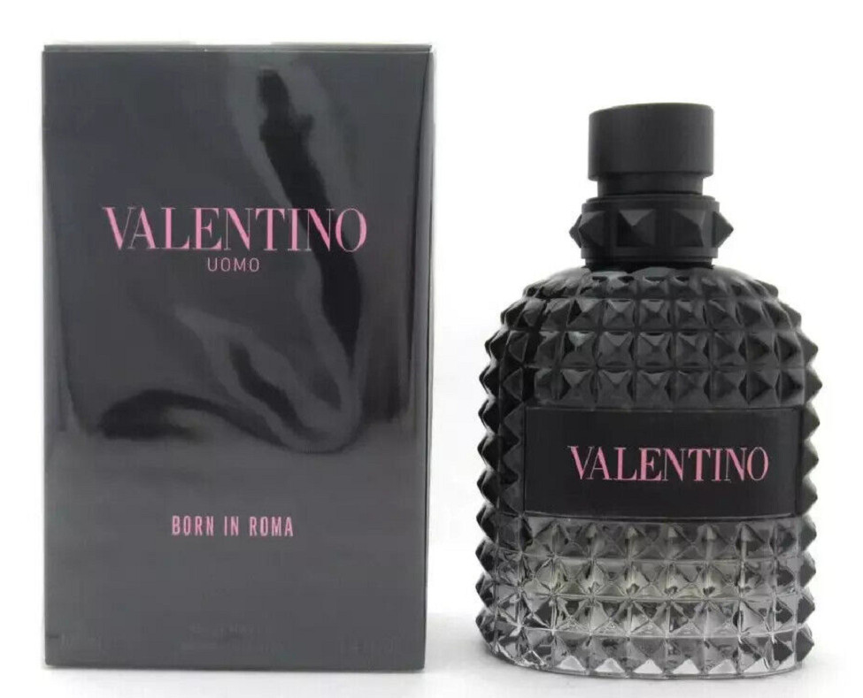 New Valentino Uomo Born In Roma 3.4 oz. Eau de Toilette Spray for Men in Box