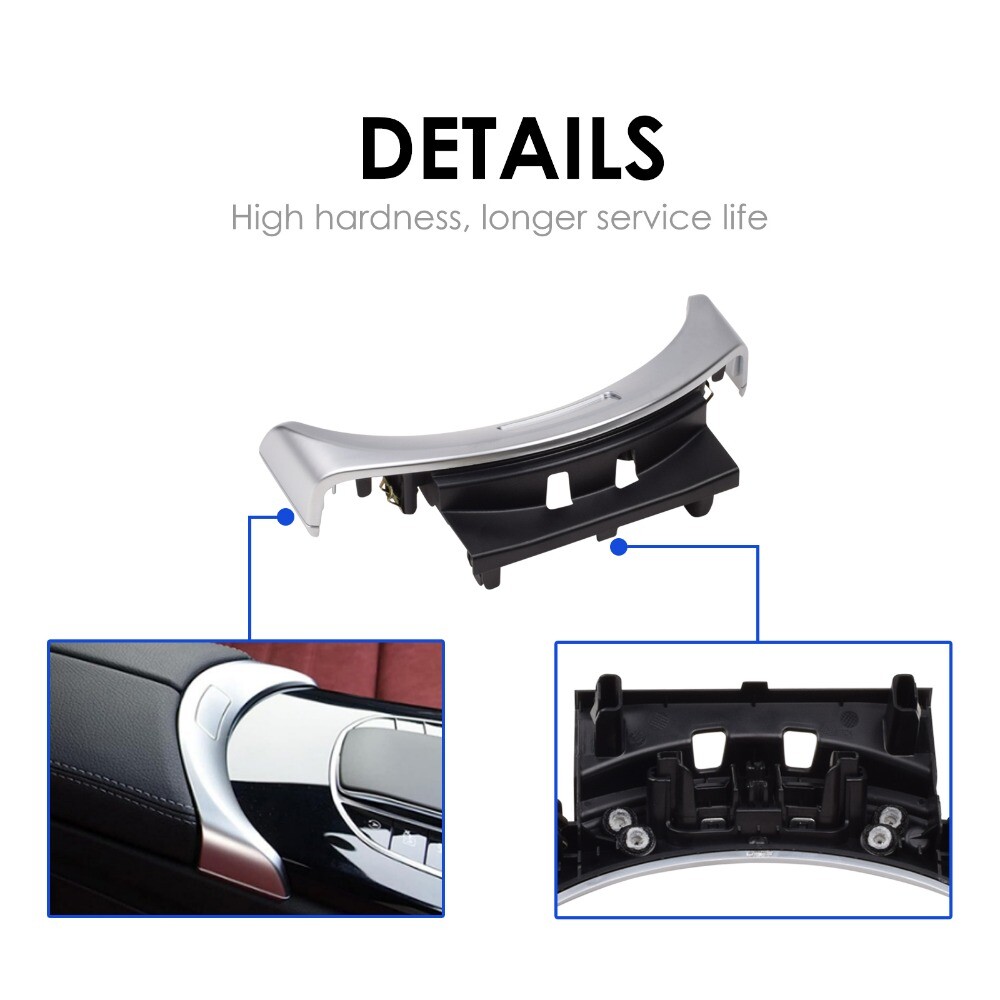 Front Console Cover Trim For Mercedes-Benz C300 GLC300 2015 2016 2017 2018 2019