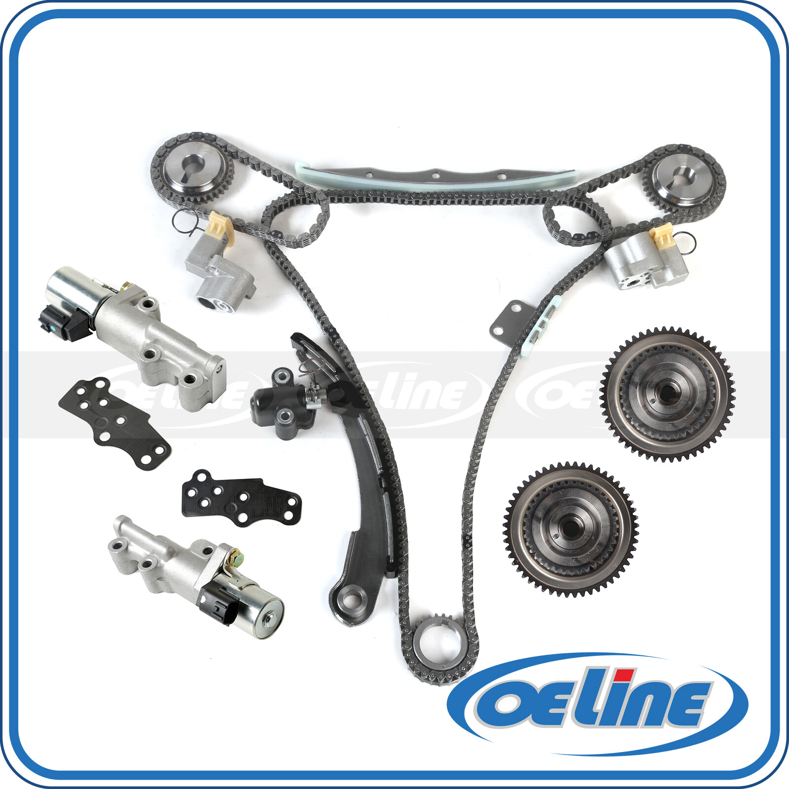 Timing Chain Kit VVT Sprocket Solenoid for 2004-2009 Nissan Quest Maxima 3.5L
