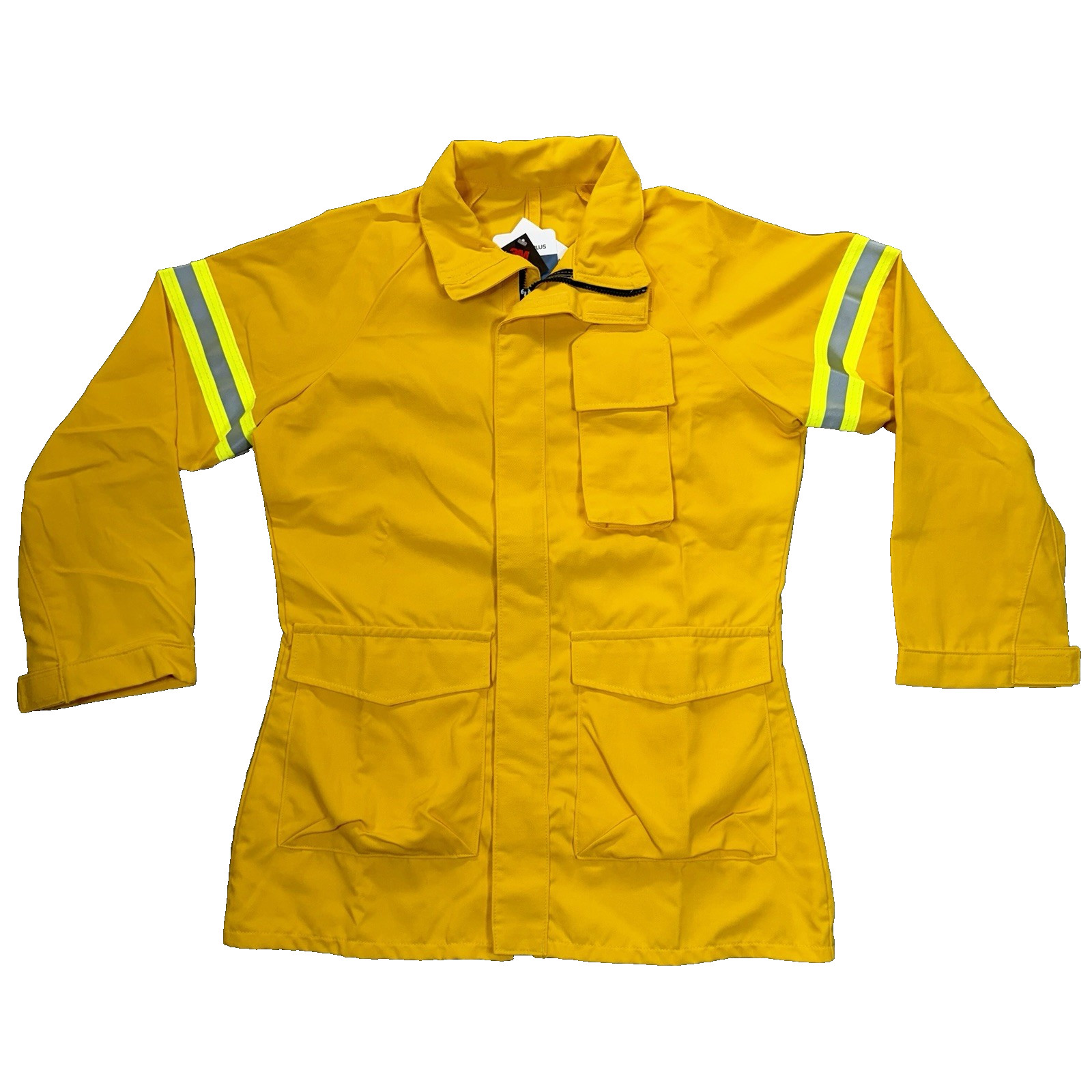 Fireline Smokechaser Deluxe Coat XL Reg 7oz Tecasafe Yellow PGI Shirt Wildland