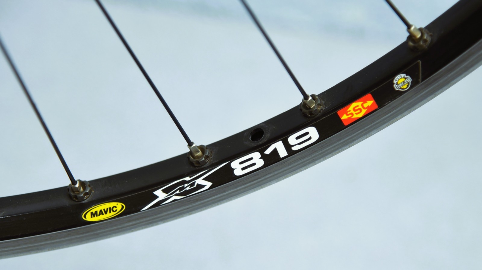 CHRIS KING Single Speed MTB Wheelset 26" Mavic XM 819 SSC UST Tubeless Rim Brake