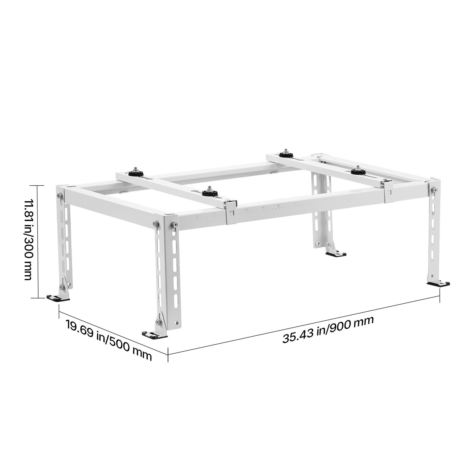 Mini Split Ground Stand Adjustable Anti Vibration for 9000-24000 BTU