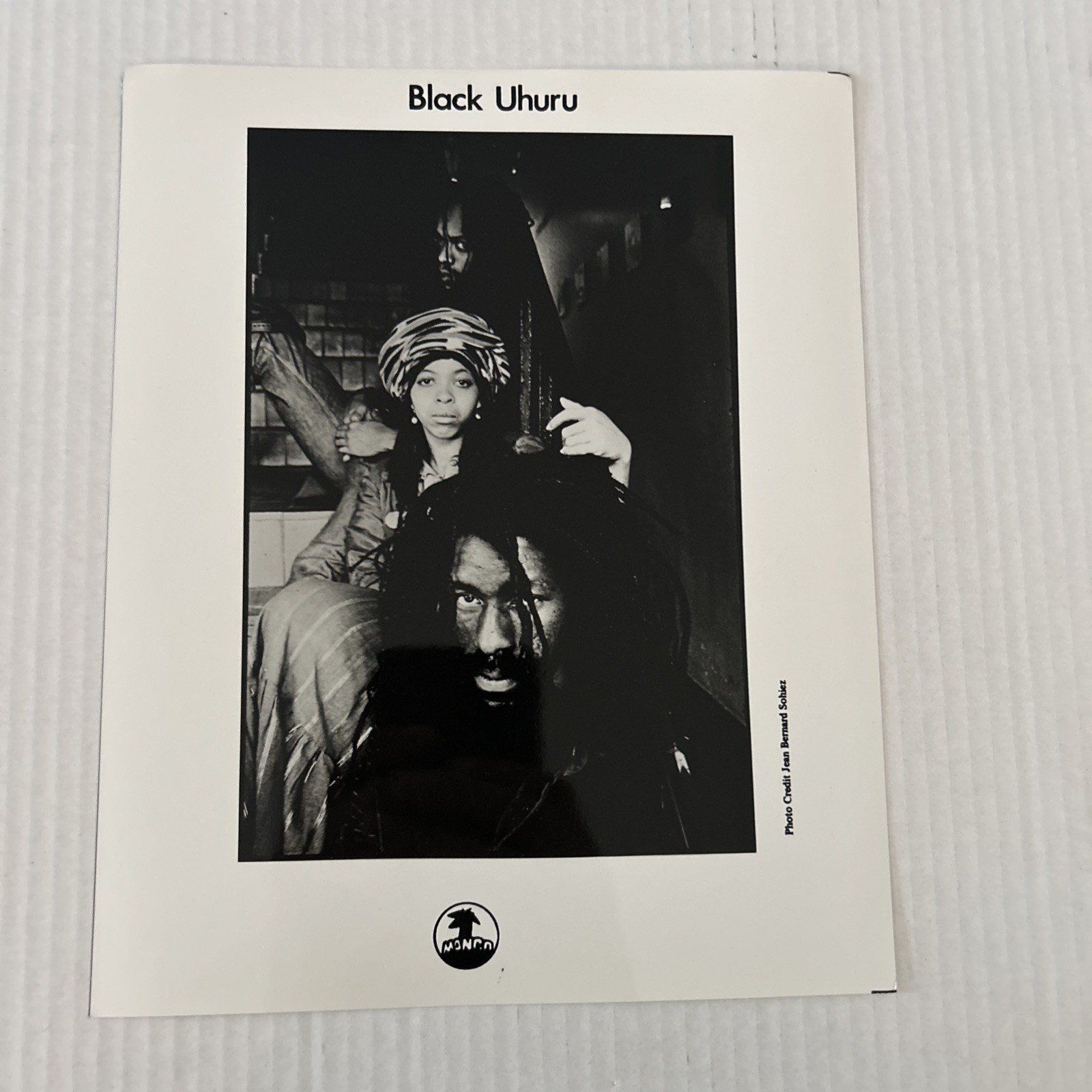 BLACK UHURU Original  Publicity Promo Photo 8x10 MANGO Records