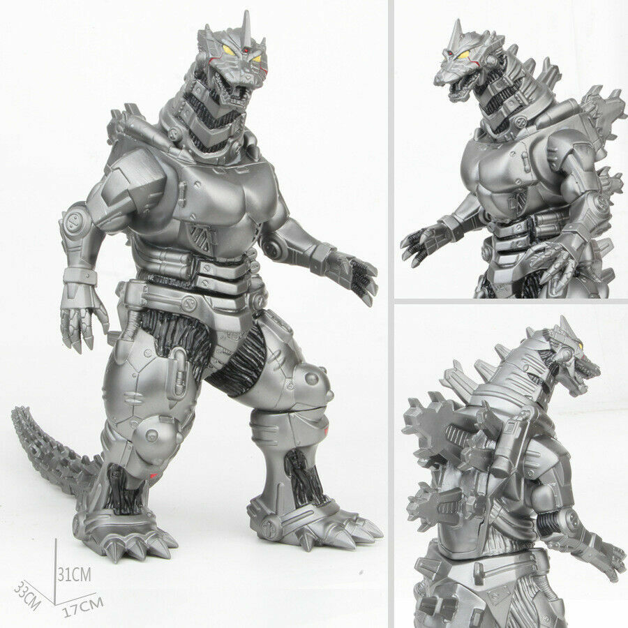 Mechagodzilla Godzilla Machine Dragon Silver Master 12" Tall Toy Action Figure