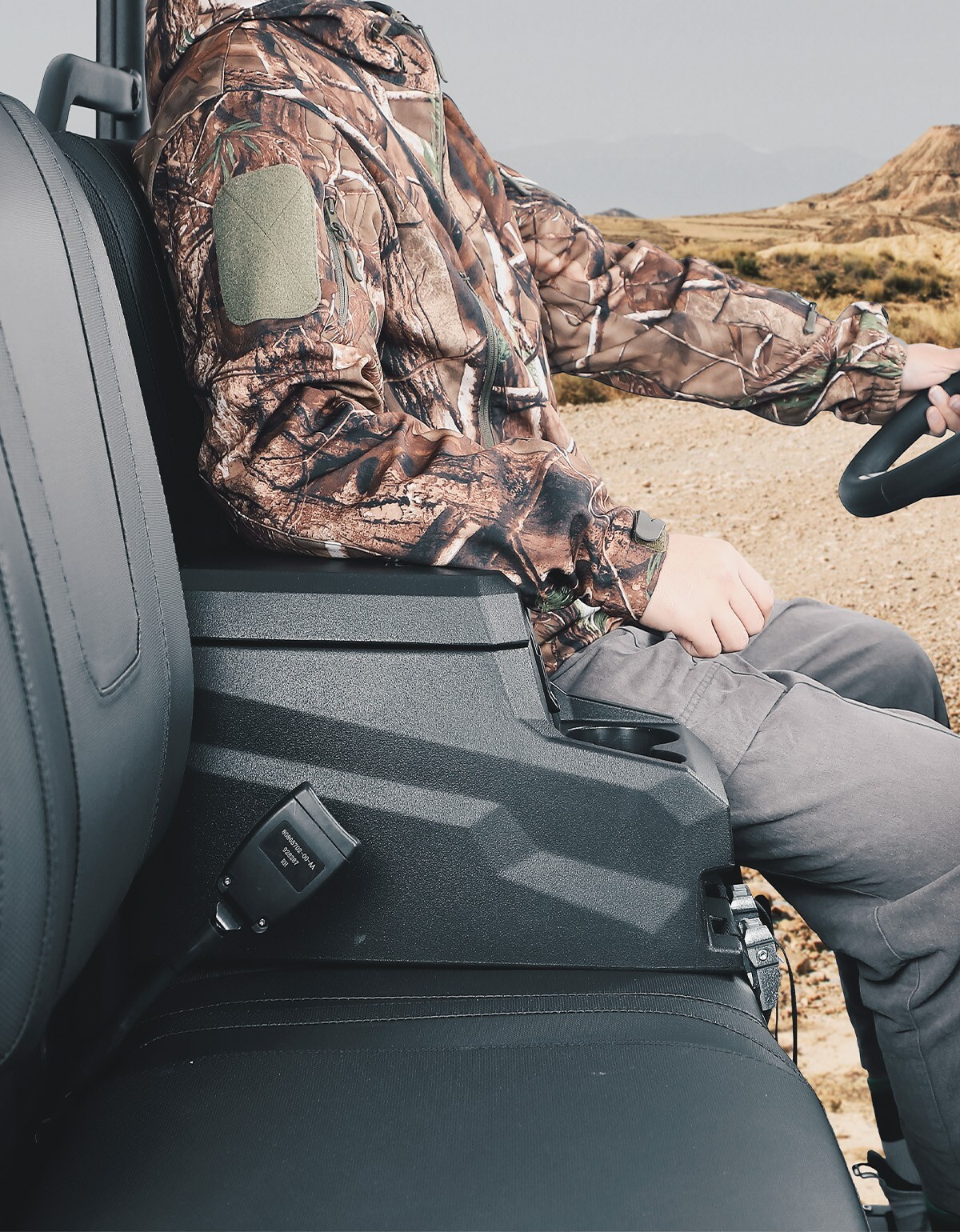 For Polaris Ranger XP 1000/ Crew XP 1000 Bench Seat Center Console Armrest Box