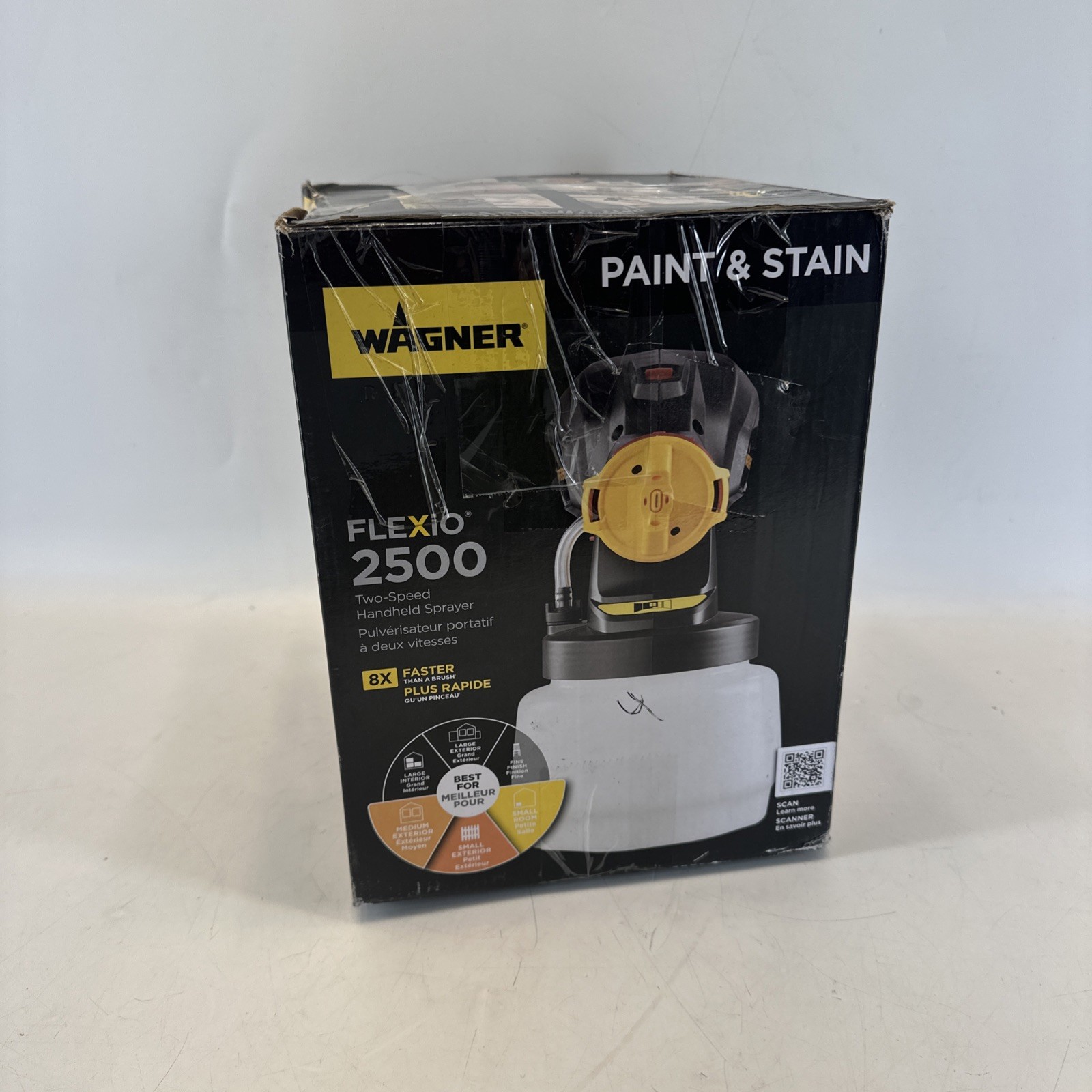 Wagner Flexio 2500 Electric Handheld HVLP Sprayer Model 2409509 Used & Tested