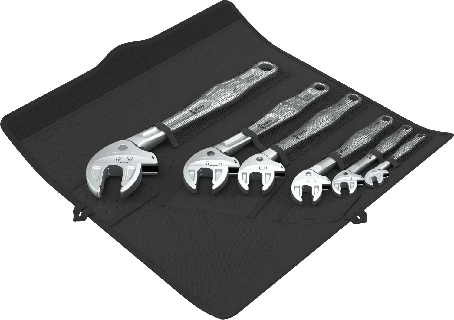 Wera 6004 Joker 6 Set 1 Self-Setting Spanner Wrench Set 6pc 05020111001