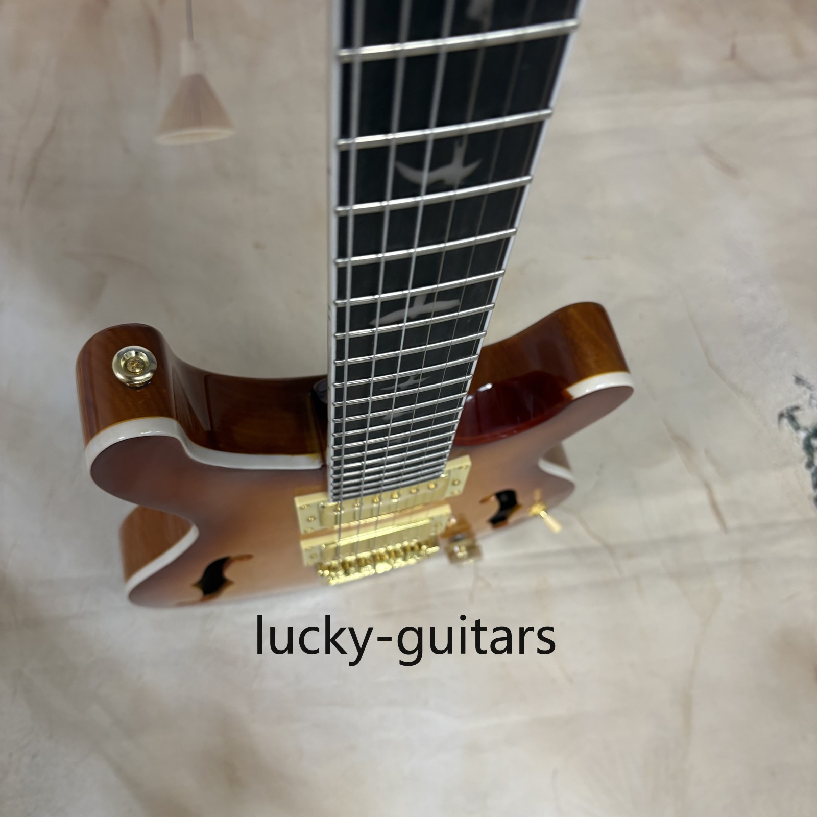 Custom PRS Electric Guitar 2H Pickups Flame Maple Top Bird inlay US Warehouse