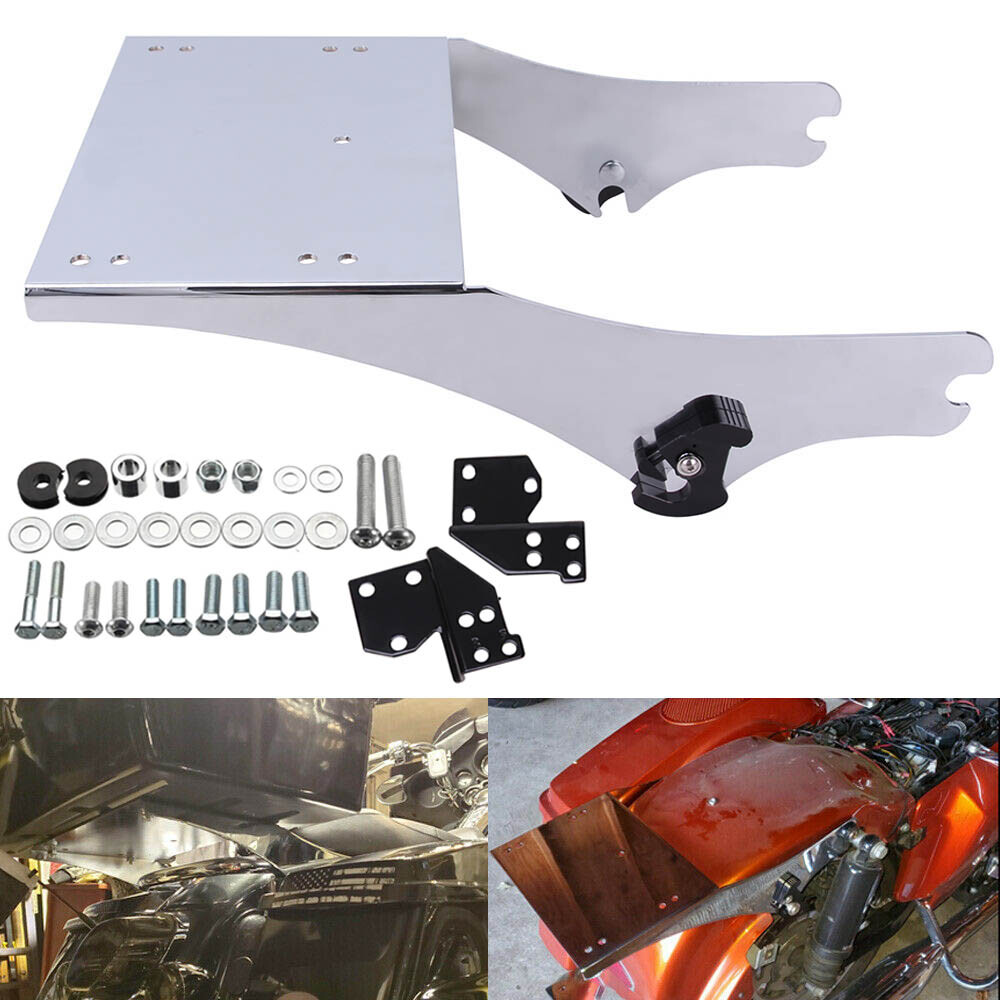 Pack Trunk Mounting Bracket Rack For Harley Touring Road Glide FLHR FLHT 1997-08