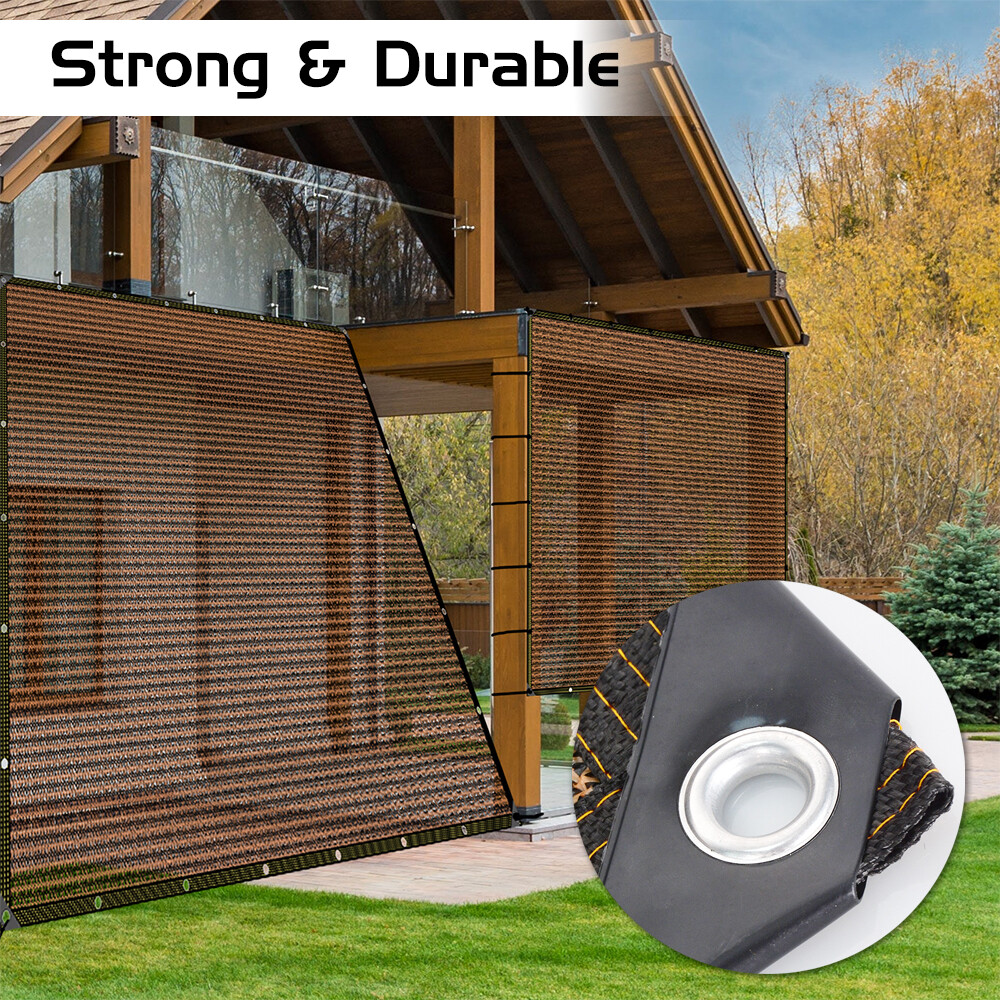 Sun Shade Sail Canopy Shelter Patio Yard Pool Mesh Cover Outdoor UV Protection