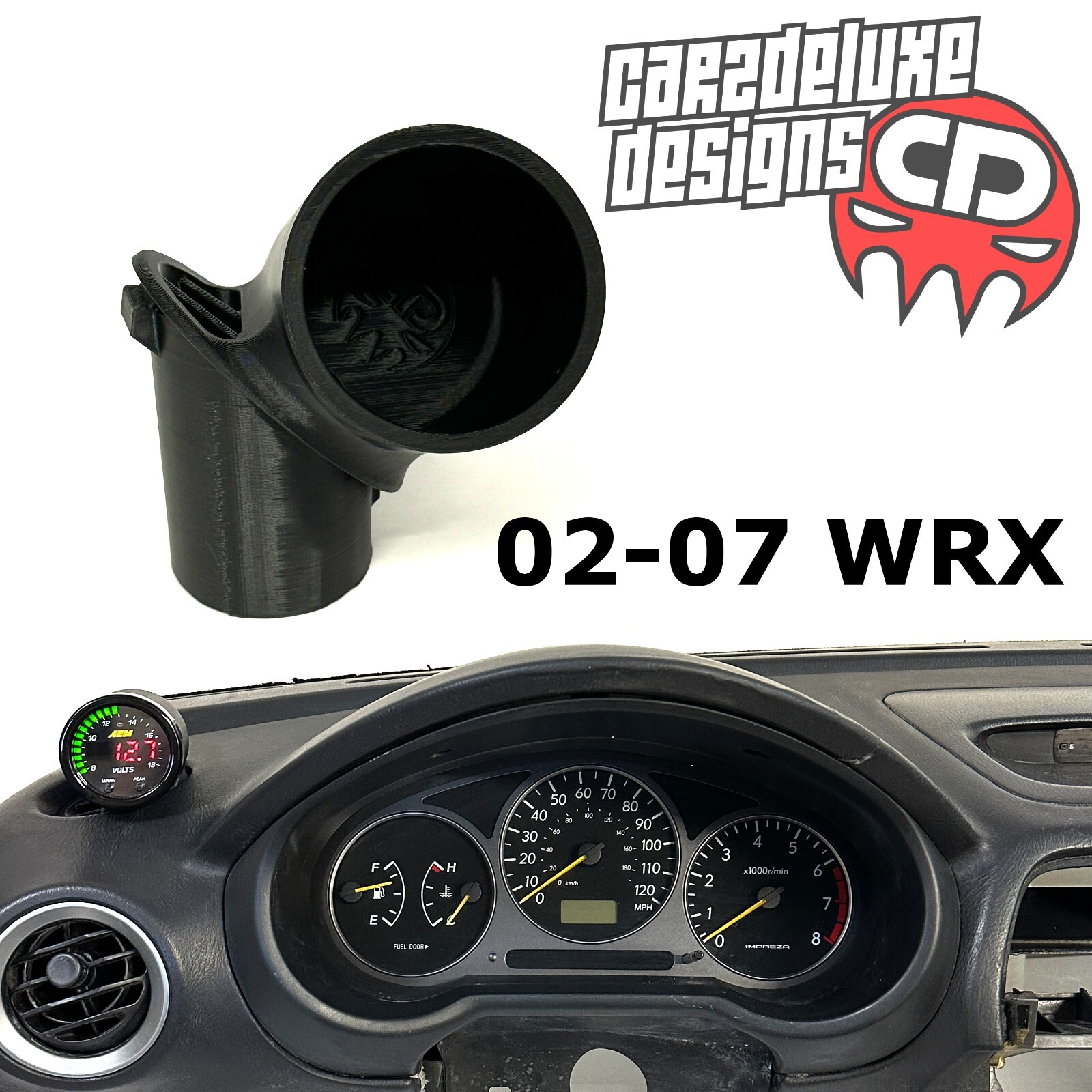VENT GAUGE POD SINGLE FITS 2001-2007 WRX FITS SUBARU S202 S203 S20-SC S204