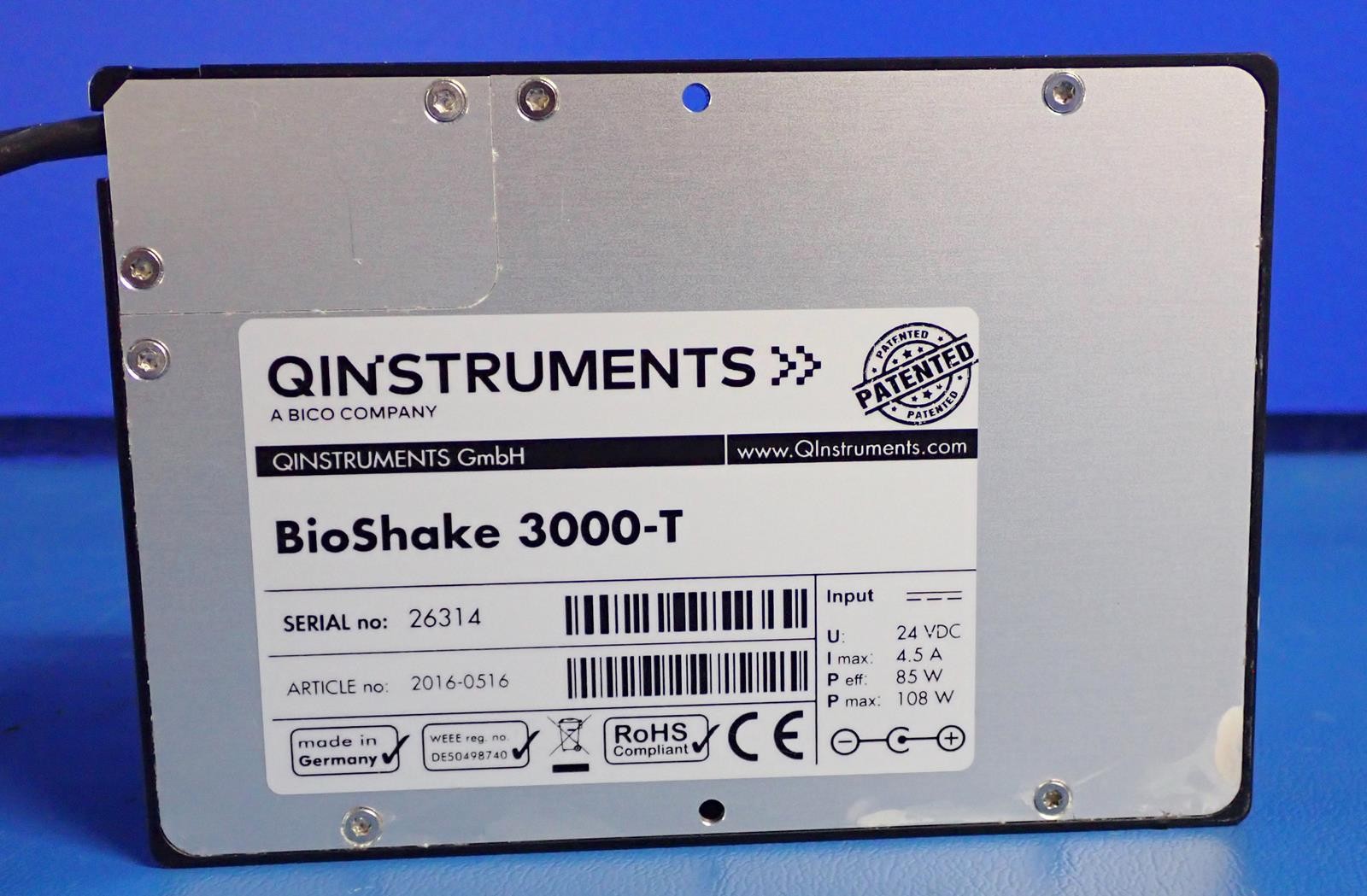 QINSTRUMENTS BIOSHAKE 3000-T | Lot of 4x | P&R
