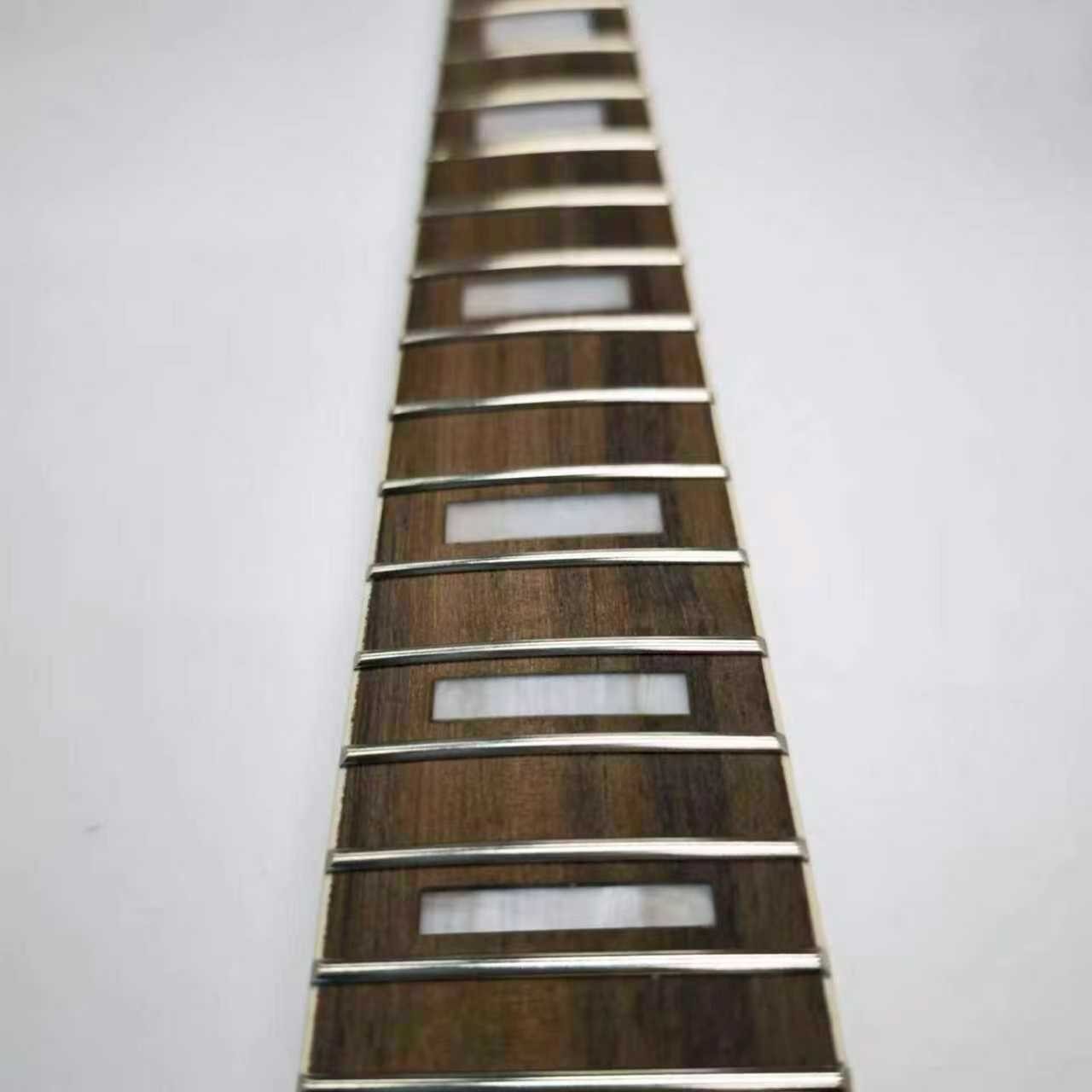 DIY Maple Electric Guitar Neck, Rosewood Fretboard, 22 Frets, 25.5 Inch Scale