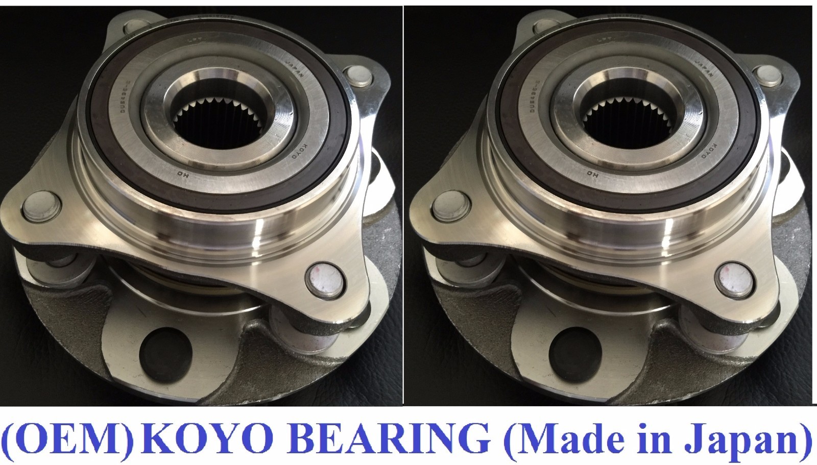 Front Wheel Hub & KOYO Bearing Assembly fit TOYOTA TACOMA (4WD) 2005-2023 (PAIR)