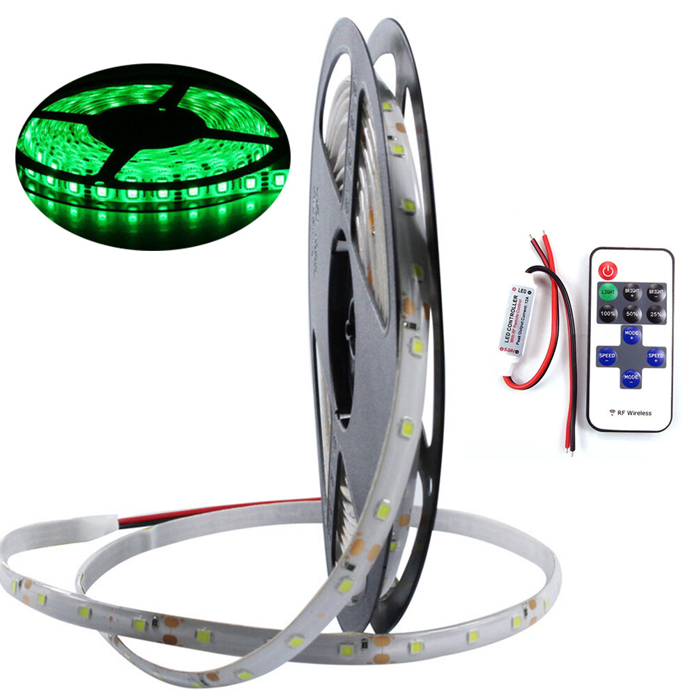 Green LED Boat Light Deck Waterproof Bow Trailer Pontoon Lights Strip Marine 5M
