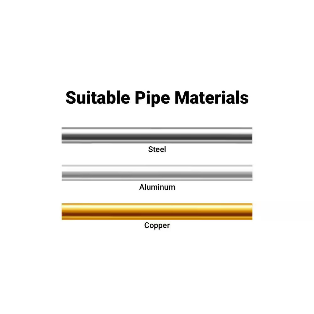 3/16 In. Dual Head Flaring Tool, 4.75 Mm ISO/DIN Bubble Flare and 3/16 In. SAE D
