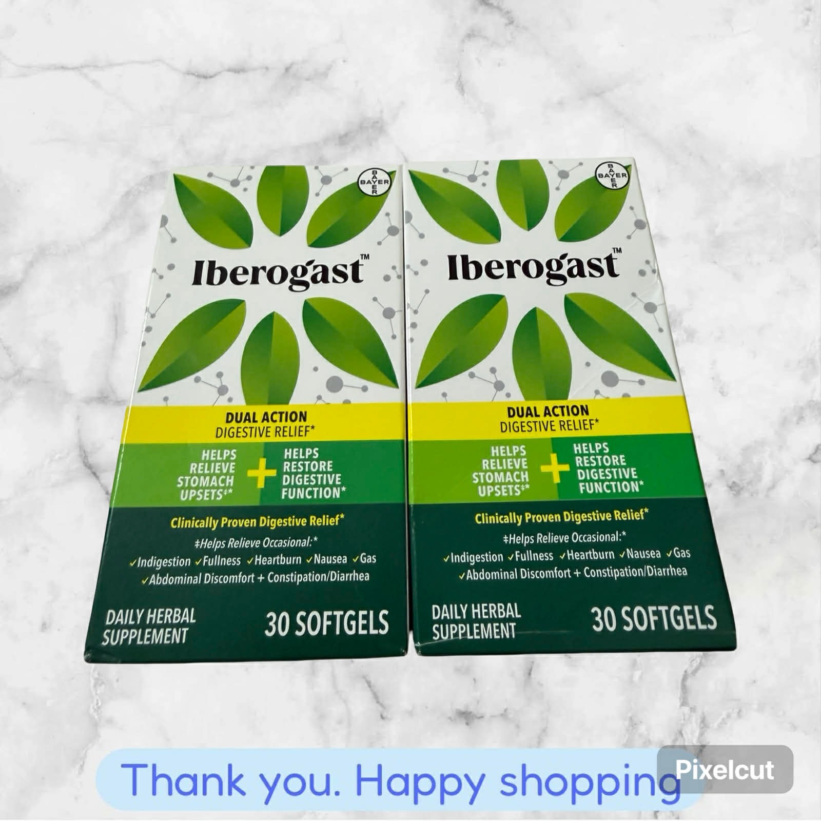 FOR 2 Iberogast Dual Action Digestive Relief 30 Softgels Exp06/26+ NEW SHIP