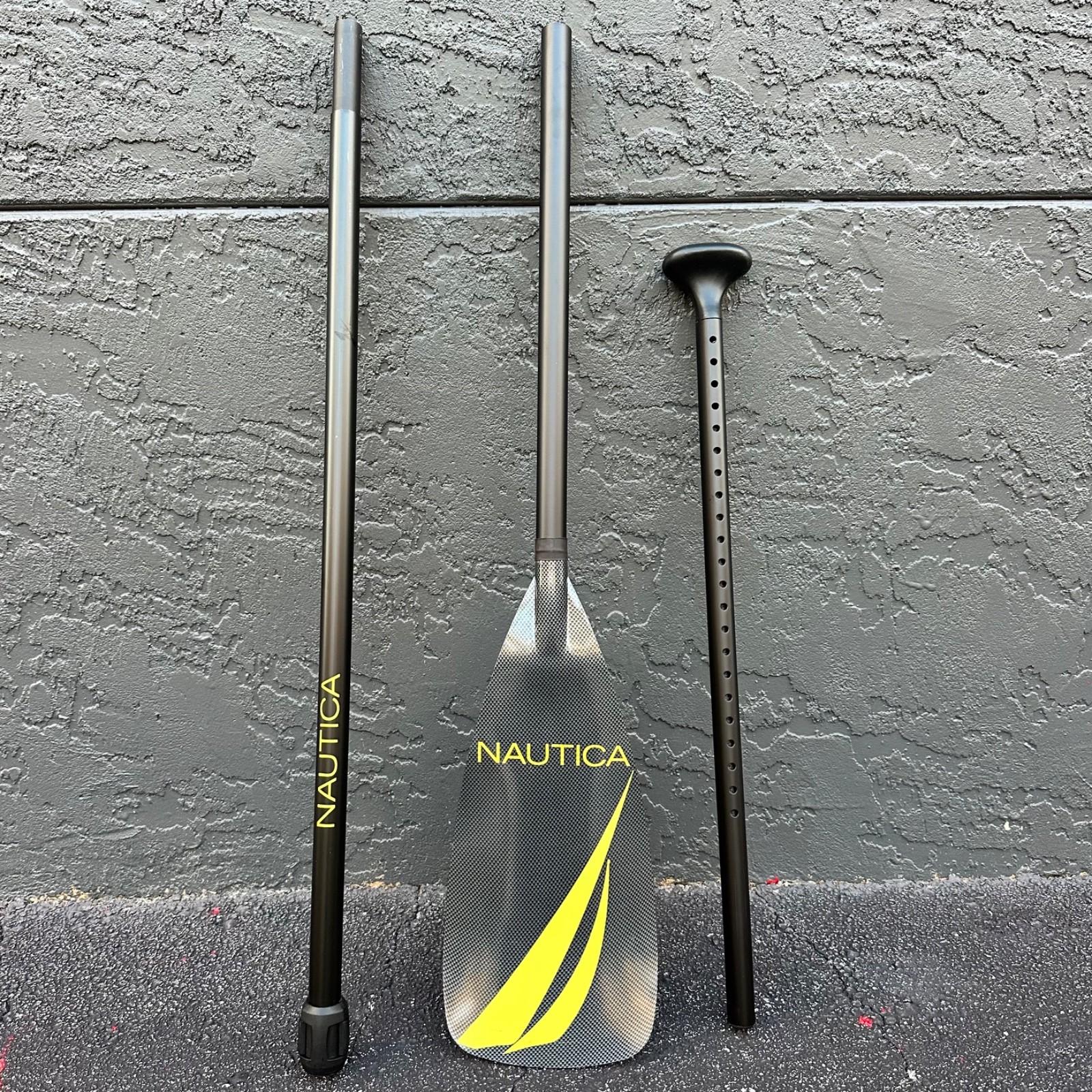 NAUTICA 3-Piece Adjustable Floating SUP Paddle – New – Stand Up Paddleboarding