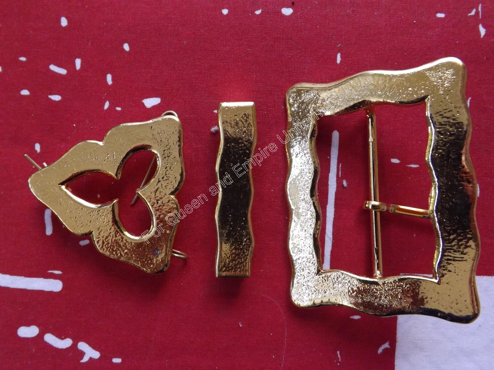 Reproduction British Army Cavalry Cross Belt metalwork set Dragoon Guards Lancer