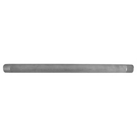1" Mnpt X 5 Ft. Tbe 316 Stainless Steel Pipe Sch 40, T6bnf22