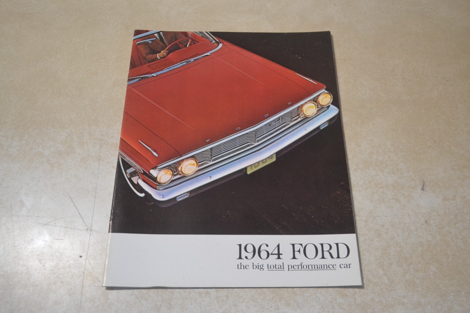 1964 Ford Sales Brochure "Big Total Performance Cars" Galaxy Custom Wagon 500