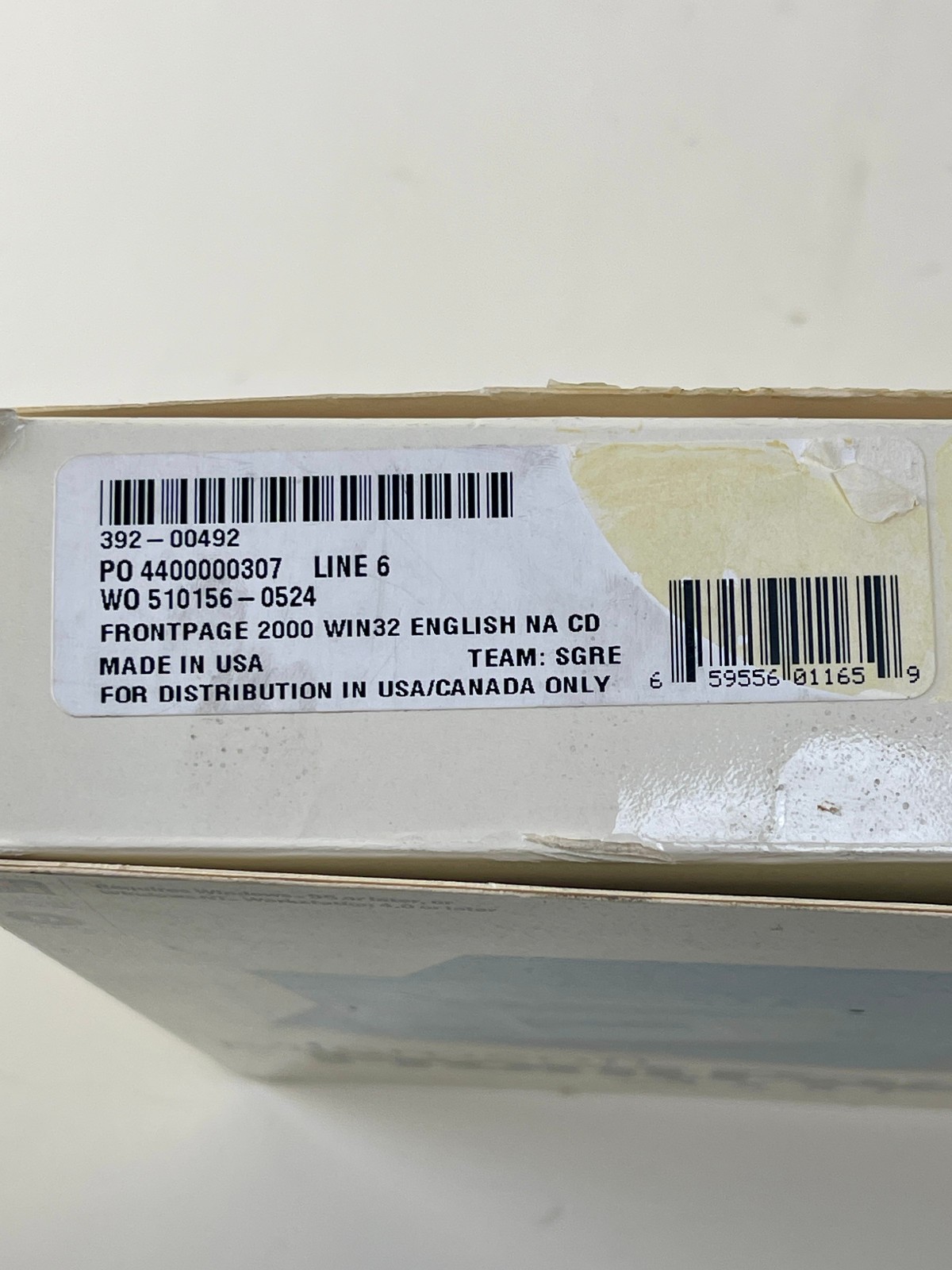 Microsoft FrontPage 2000 Win32 CD-ROM Web Design Software Open Box Complete 1999