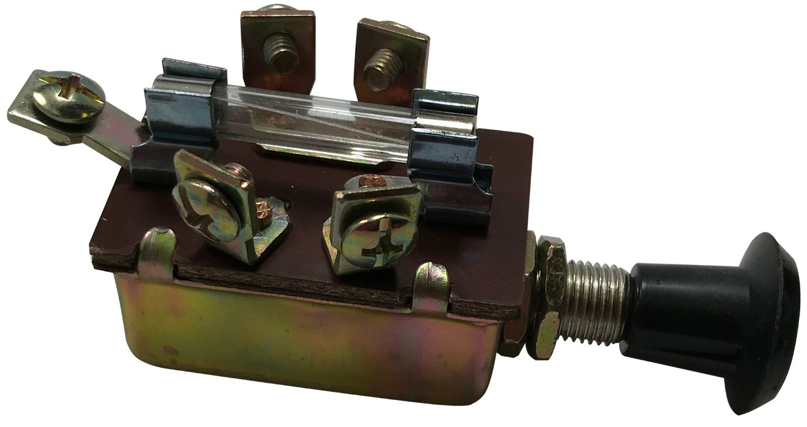 Universal Push Pull 3 Position Headlight Switch 12V - 5 Terminal & Glass Fused