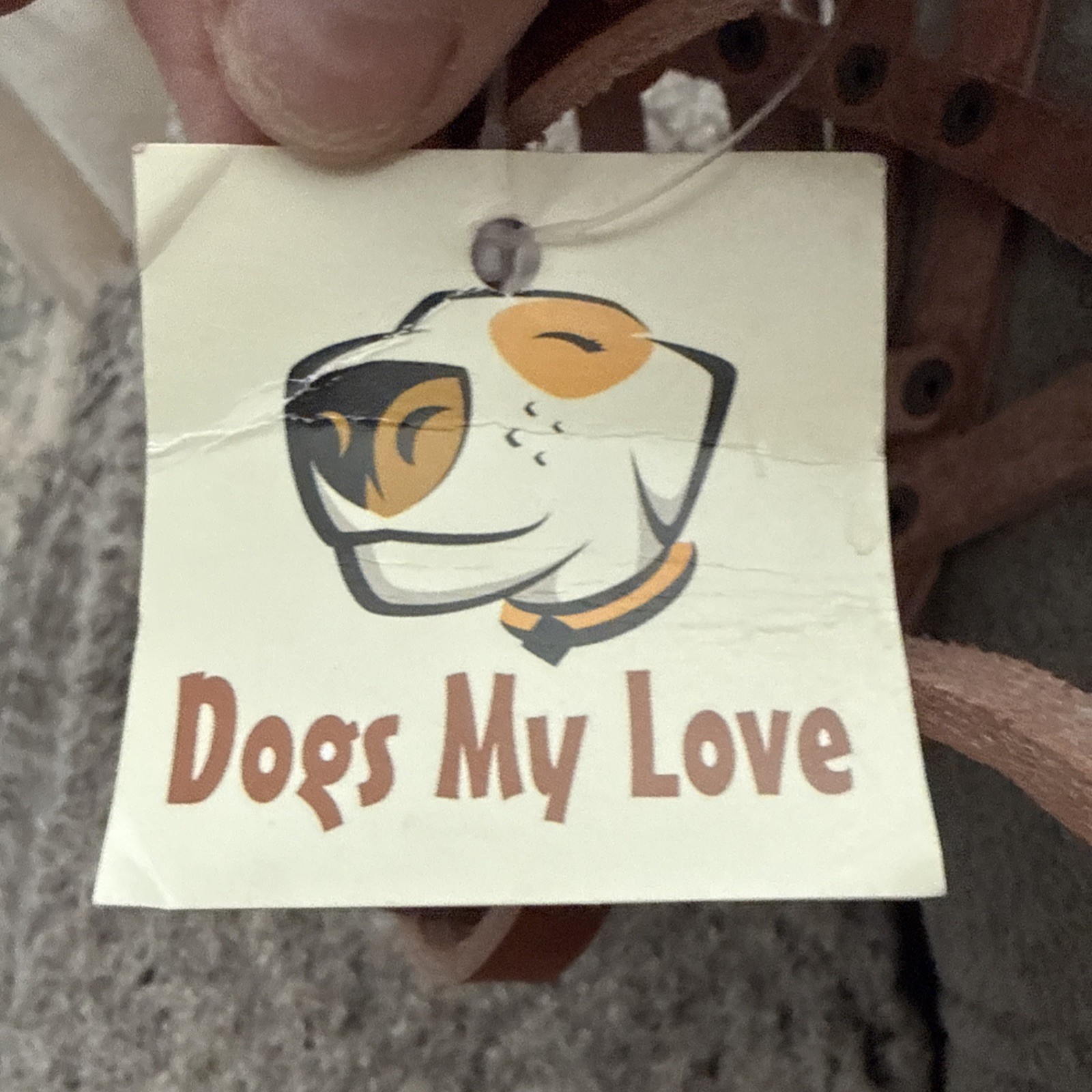 Secure Genuine Leather Basket Dog Muzzle 14" Circumference, 3" Snout Length