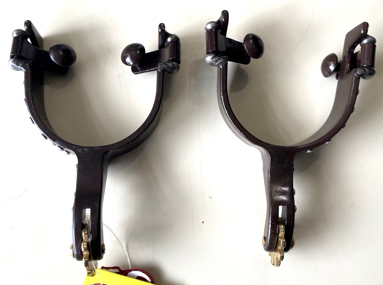 Silver studded youth/small ladies ABR Western spurs