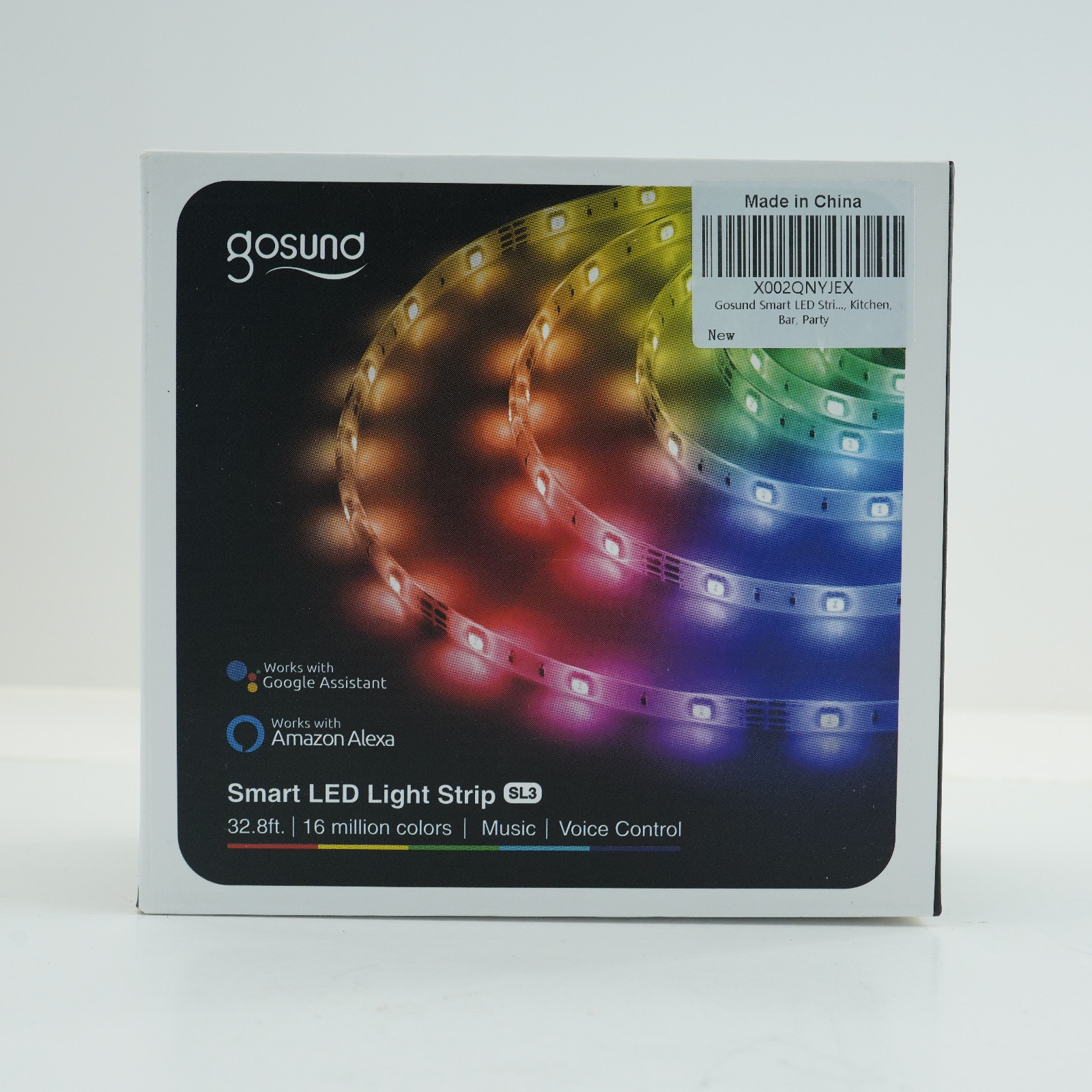 new Gosund 32.8ft Smart LED Strip Lights works with Alexa and Google