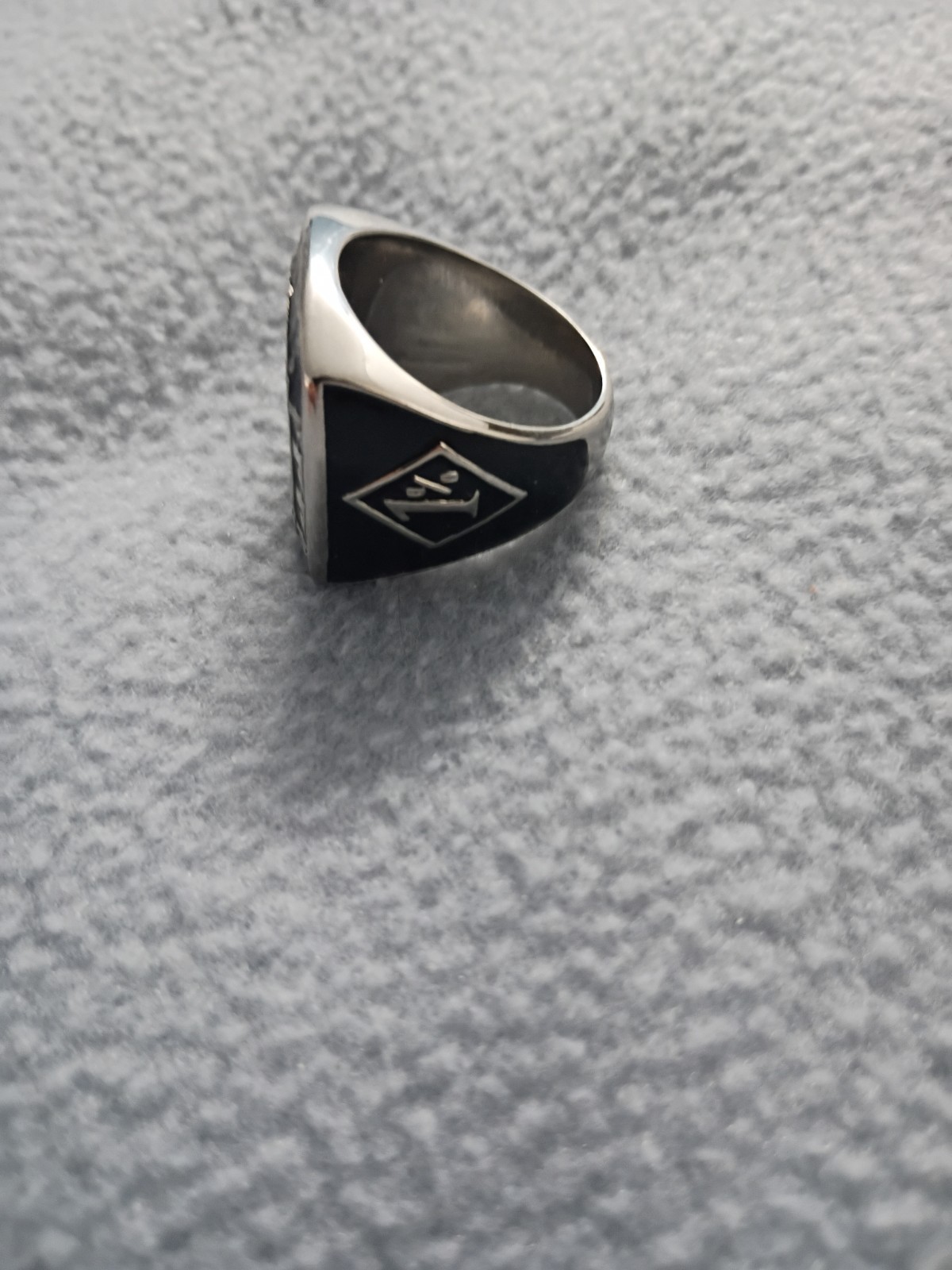 Pagan's M C Stainless Steel Ring Size 12