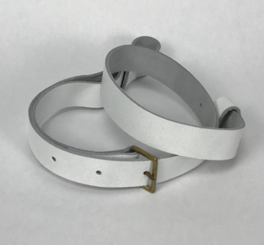 British 1853 Enfield White Sling with Brass Buckle