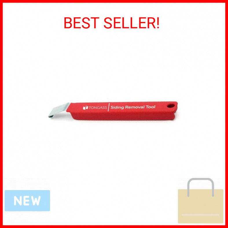 TonGass (1-Pack, 7 Inches) Vinyl Siding Removal Tool with Extra Long Handle, Ste