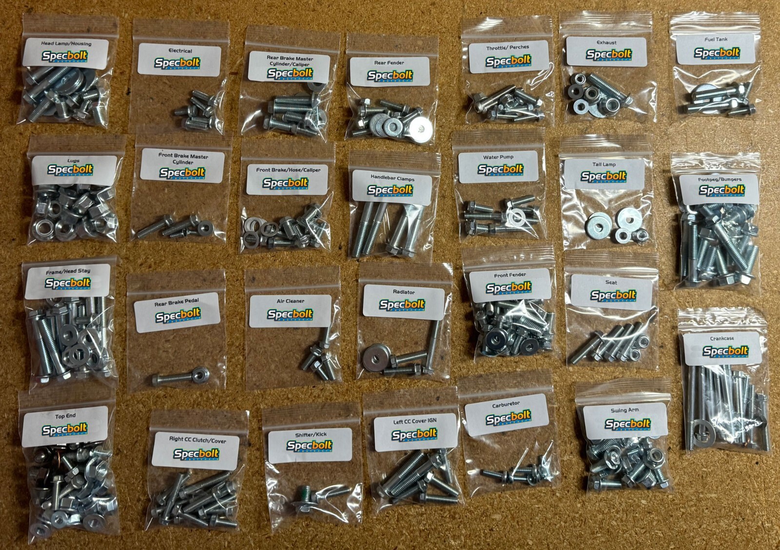 1986 LT250R Restoration Bolt kit Suzuki Quadracer Engine Body Wheel OEM zinc