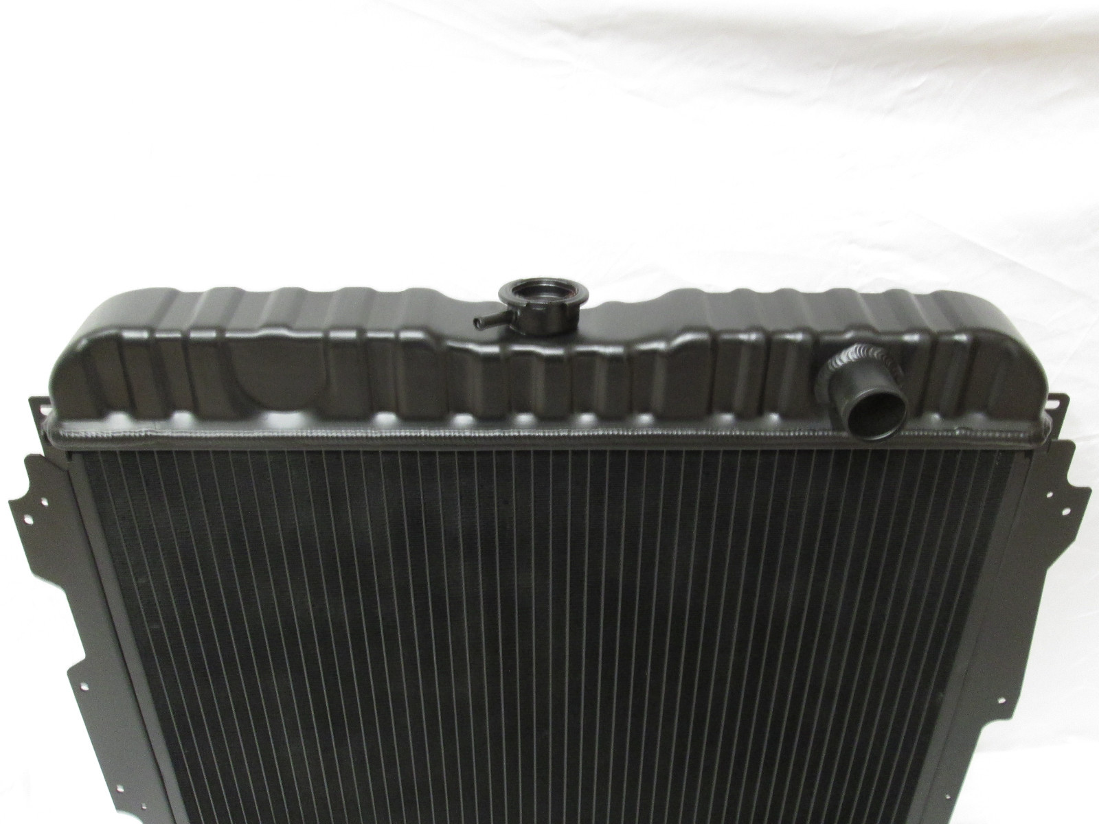 1966-72 Mopar B & E Body Black Aluminum 26" Radiator Roadrunner Challenger Cuda