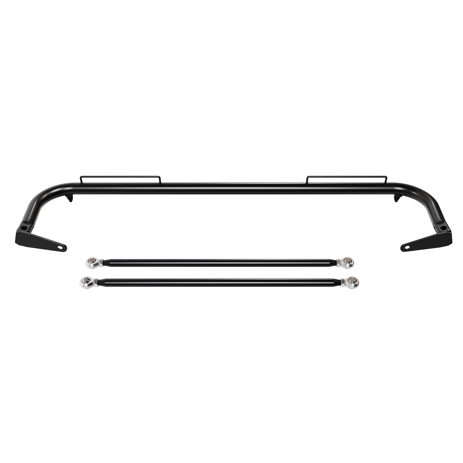 49" Black Universal Stainless Steel Racing Safety Seat Belt Roll Harness Bar Rod