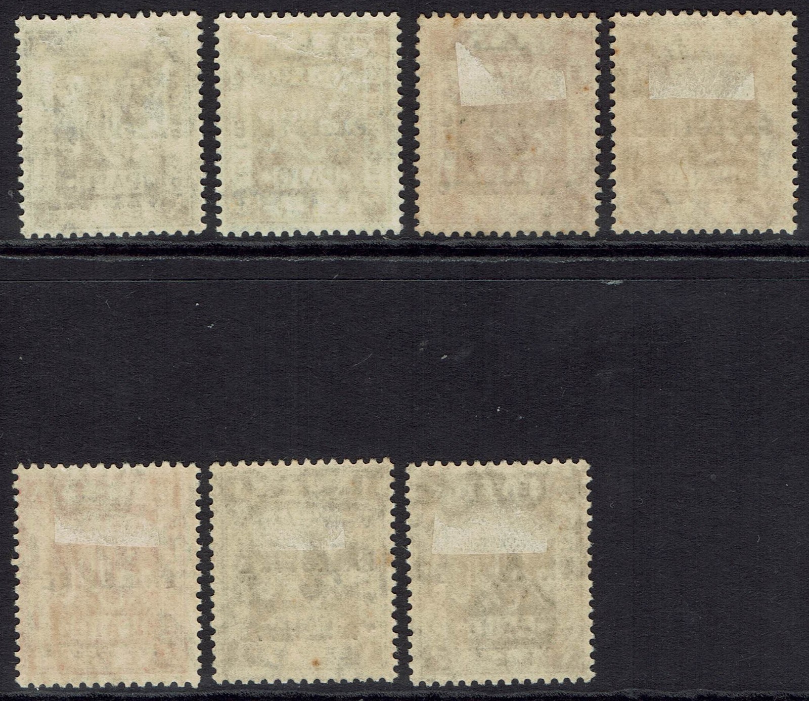 PALESTINE 1922 OVERPRINTED EEF RANGE TO 2PI WMK MULTI SCRIPT CA