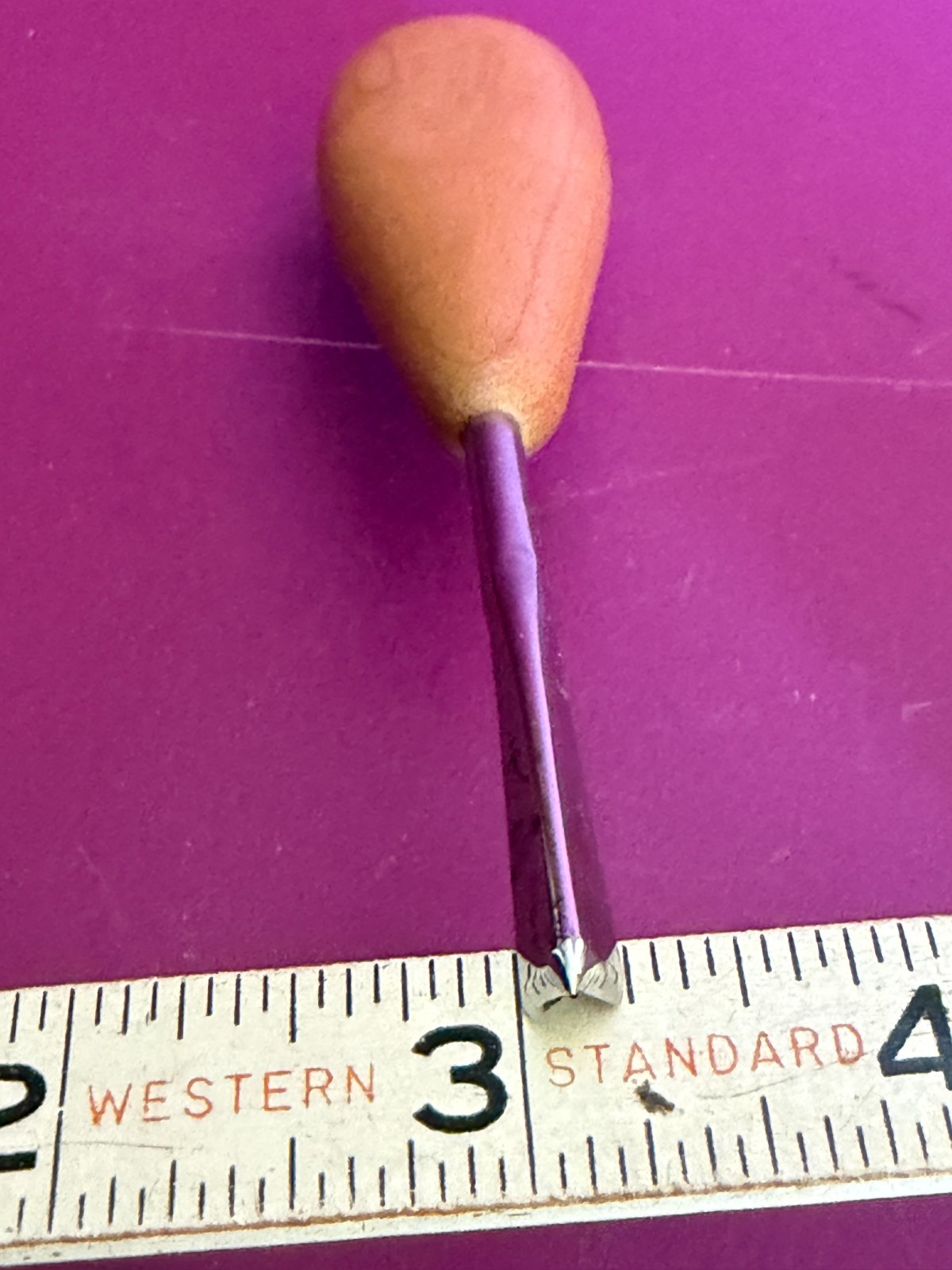 RARE Diobsud Forge 3/16" Wide No. 43 Short Bent 5mm V-Tool In VGC!