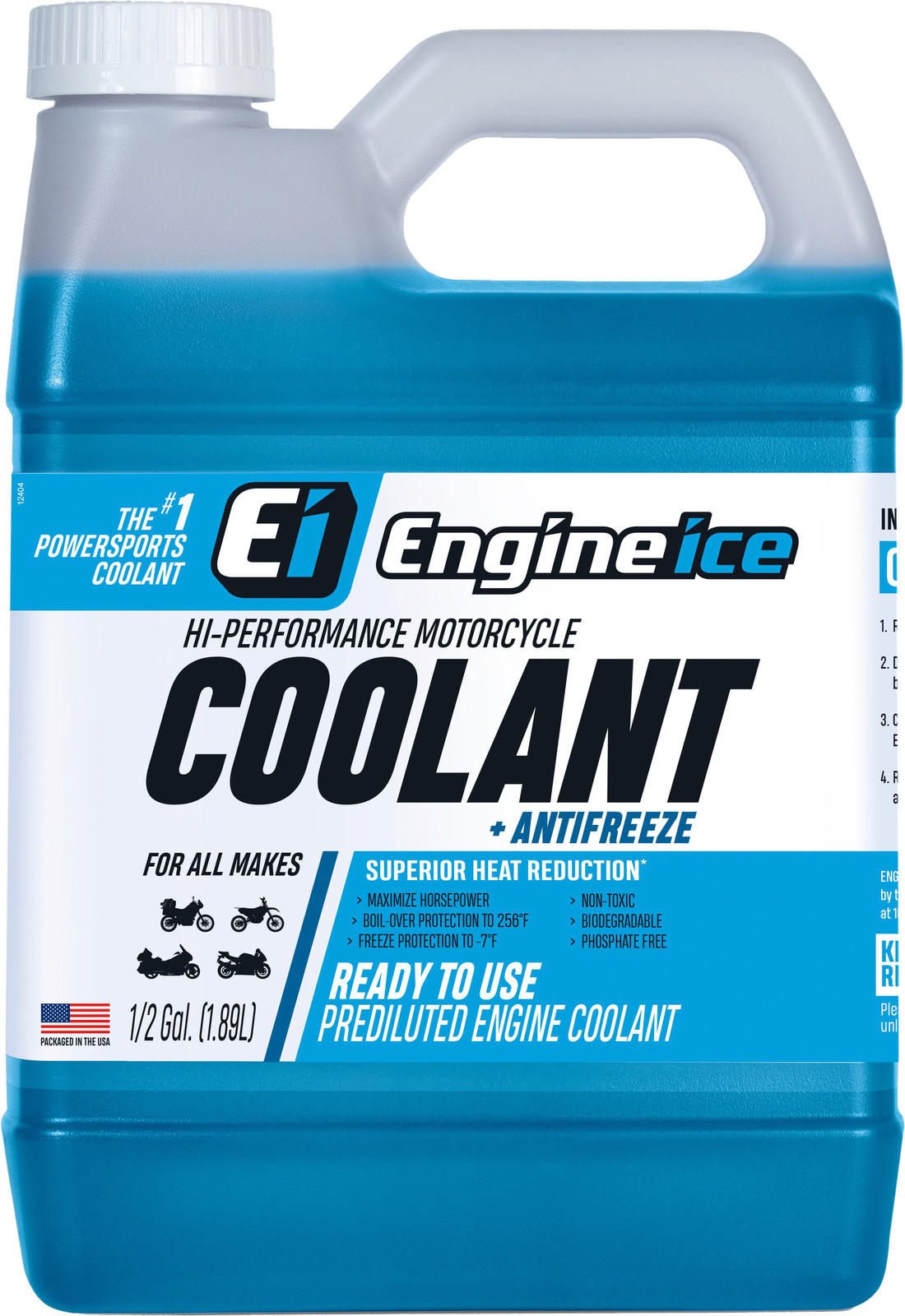 ENGINE ICE Hi Performance Coolant 1/2 Gal 10850 1/2 GAL