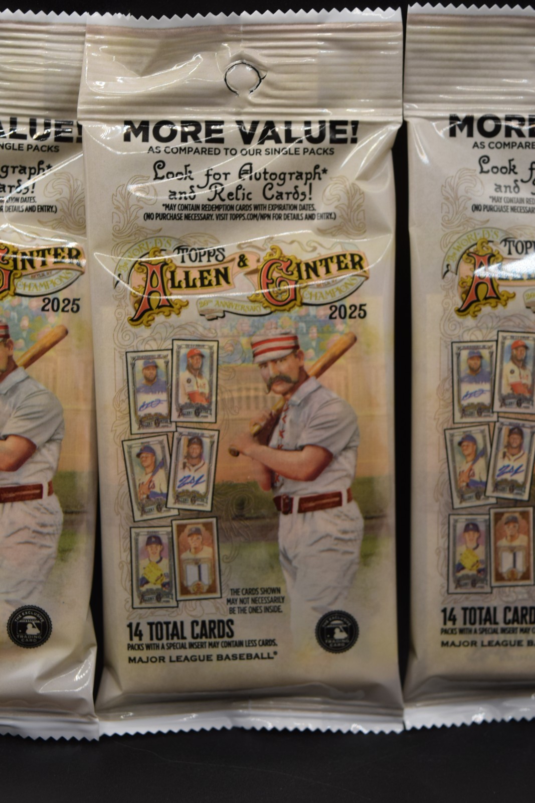 3 - 2025 Topps Allen & Ginter MLB Baseball Value Fat Pack - Qty Available