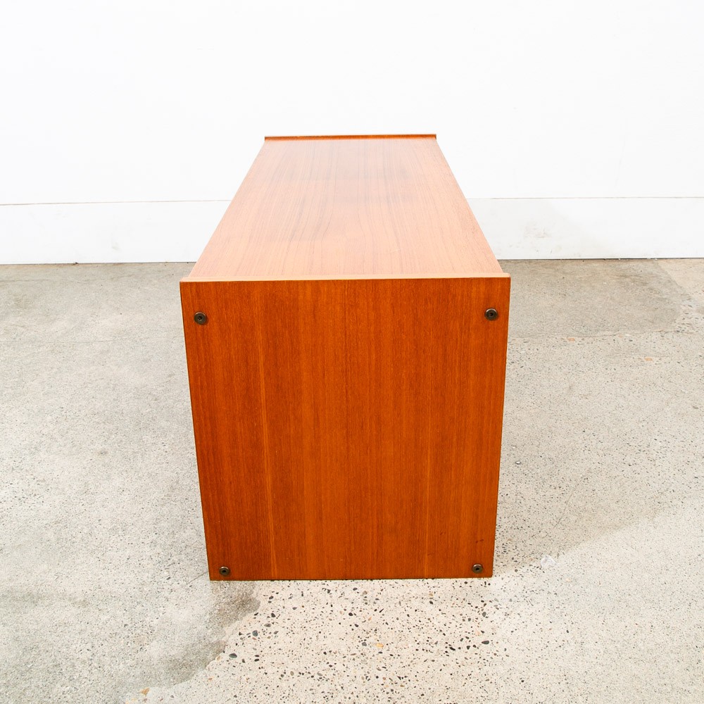 Mid Century Modern Cabinet Audio Vinyl Storage Teak LP Hifi Audiophile Vintage