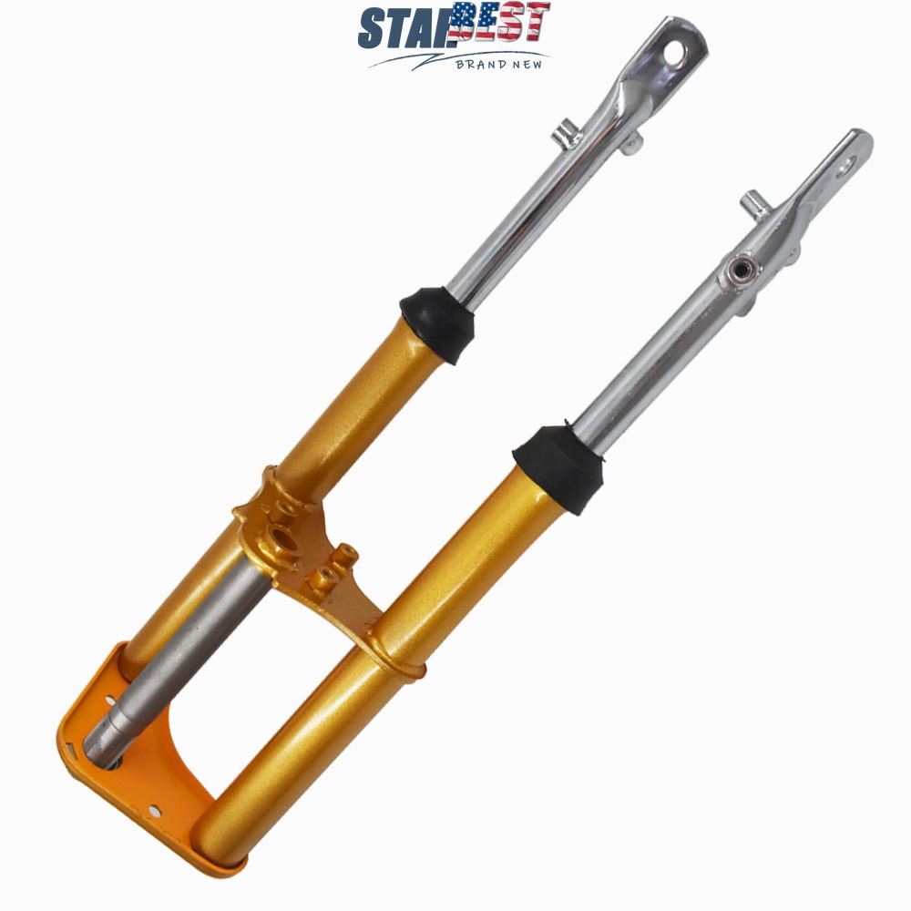 Stock Front Forks Suspension For Honda CRF XR 50 CRF50 XR50 Z50 Drum Brake Gold