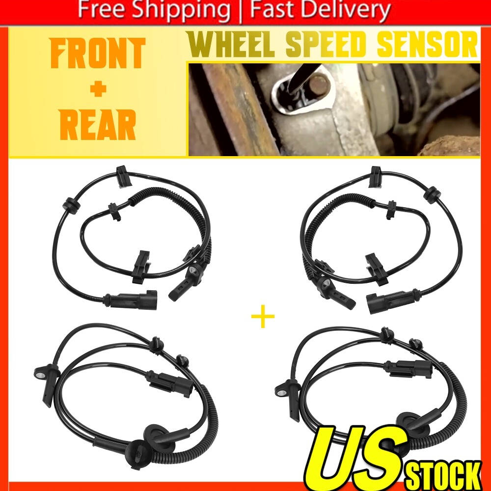 4x Front & Rear ABS Wheel Speed Sensor for Chevrolet Traverse Buick Saturn GMC A
