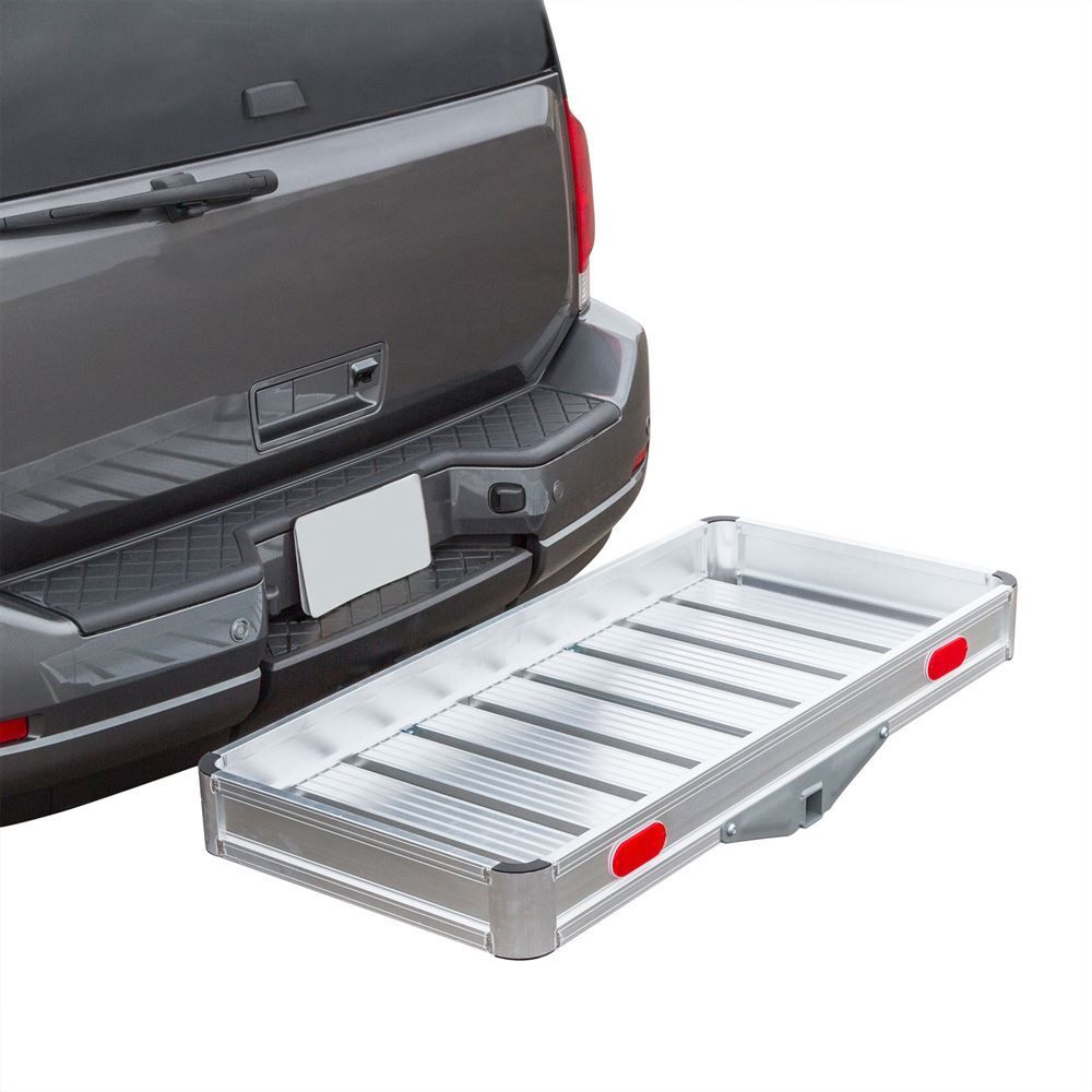 Elevate Outdoor Hitch Cargo Carrier Tray Aluminum Class III/IV 550 lb. Capacity
